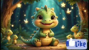 Мультик сказка про милого маленького динозаврика Юки