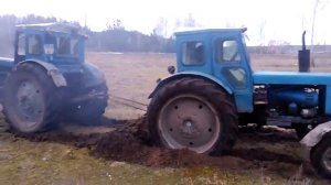 Тест Драйв Трактора.Т-40 с передком против Т-40 без передка.