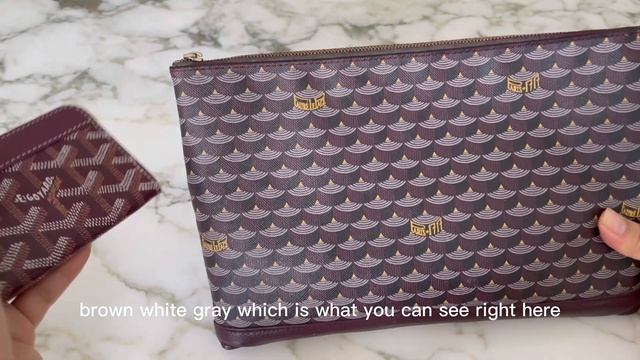 GOYARD MINI WALLET UNBOXING | Matignon mini, first impressions, faure le page comparison