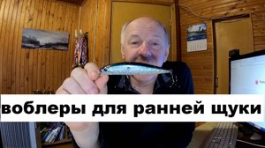 Воблеры для ранней щуки.