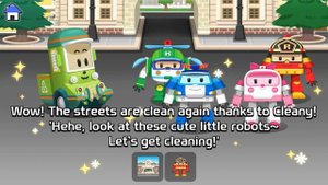 Sweeper Cleany, Fun cleaning time! | Occupation&Job play for Kids | Robocar Poli Game