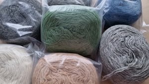 Обзор овечьей пряжи в бобинах. 100% овечья шерсть