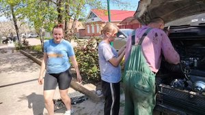 Ейск ! Второй день работ по замене двигателя, блокада всего, 20 апреля открыт купальный сезон !
