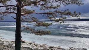 Братское взморье, март 2025)) Поход в любимую непогоду😍 г. Братск