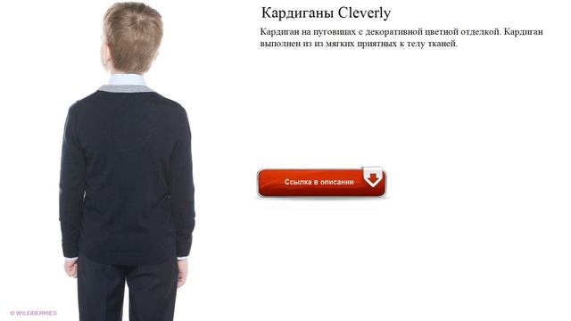 Кардиганы Cleverly для мальчиков смотреть онлайн