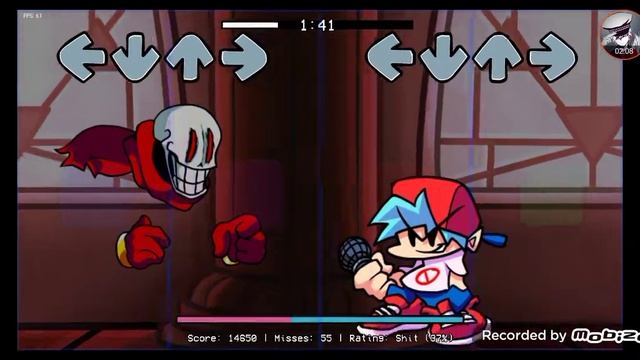 เเจก mod Friday night funkin Phantom Papyrus ใน มอถม