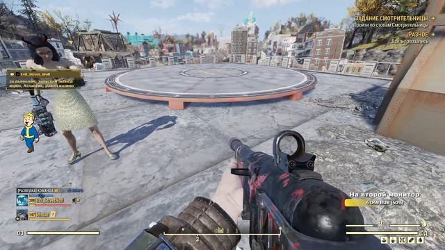 КАЧАЕМ ПРОПУСК + АНТЛАНТИК-СИТИ | ОЗВУЧКА ЧАТА | FALLOUT 76 | 2K смотреть онлайн