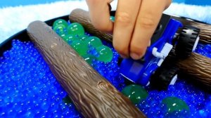 Чудо машинки застряли в болоте. Мультики про машинки для детей