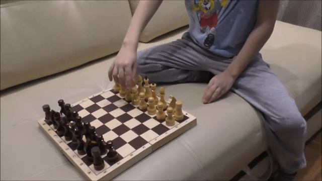 Шахматы и мальчик Сёма. Boy playing chess.