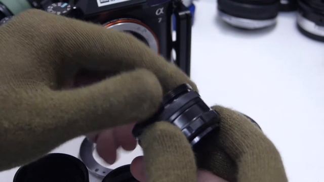 SONY A7 + Enlargerlens EL Nikkor 50mm f4.0 & 75mm f4.0 Helicoid unit DIY смотреть онлайн