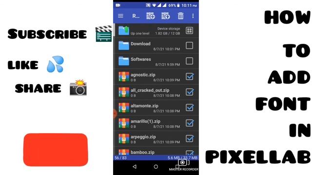 HOW TO ADD FONTS IN PIXELLAB II RAR II BY ALI EDITX AND TRICKS смотреть онлайн