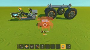 Машина на Радио Управлении в Scrap Mechanic!!!