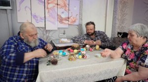 Как встретила Пасху 2025 Семья из деревни Что было у них на праздничном столе