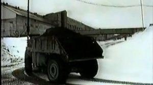 Работа МоАЗ-59052 в шахте