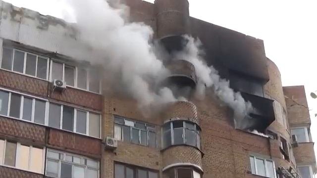 Как спасли кошку от пожара