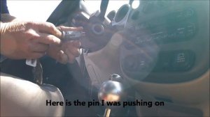 Removing and Installing a Chrysler PT Cruiser Ignition Cylinder