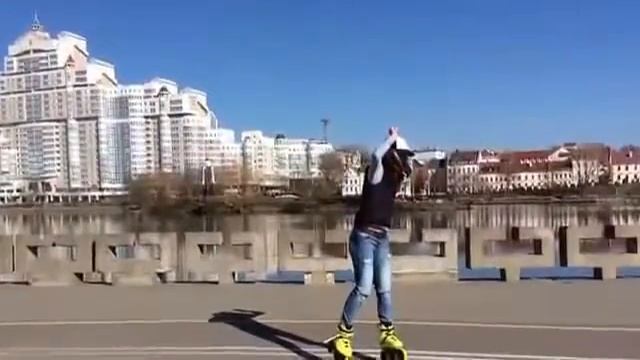 Роликовые коньки Powerslide Imperial Megacruiser с Мариной Зуевой смотреть онлайн