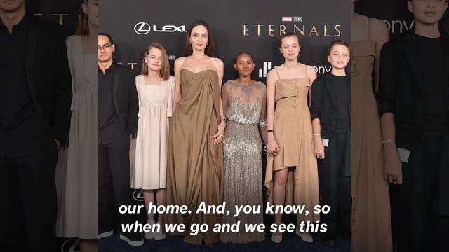 Angelina Jolie On Why The Diverse 'Eternals' Cast Matters To Her Kids смотреть онлайн