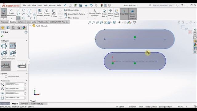 #6 | Introduction to Slot Command | Sketching in SolidWorks | SolidWorks Tutorial Series |