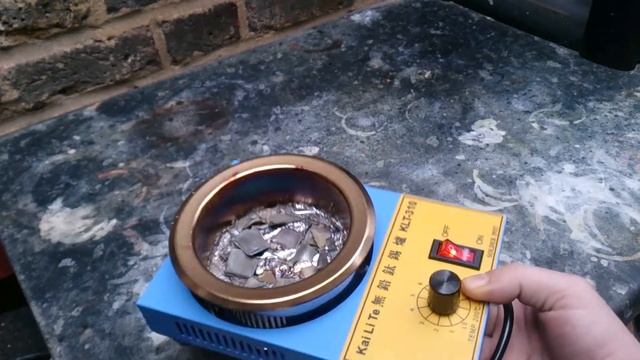 Electric solder melting pot KLT-310 review