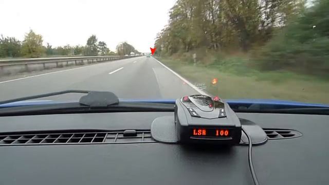 Radarwarner Test Whistler GT-435Xi vs. mobile Vitronic Lasermessung A60 Mainz Finthen