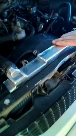 Новый радиатор и Delica, завелась бодро
