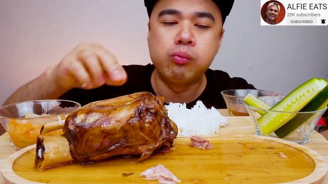 BRAISED PORK SHANK | Mukbang Philippines | Ikea Codillo De Cerdo al Horno | @ALFIEEATS