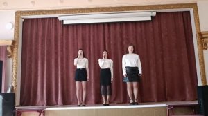 Трио  Будковская Майя, Иванова Маргарита, Балан  Карина
Медколледж №6 г. Москва