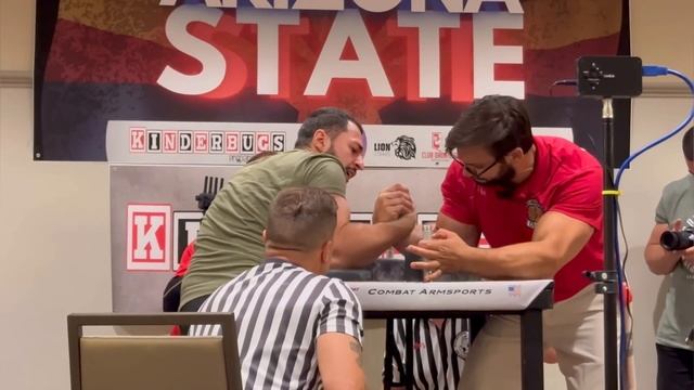 Adam Wawrzynski vs David Egyan 198lb right hand finals AZ State #armwrestling #eastvswest #warzone