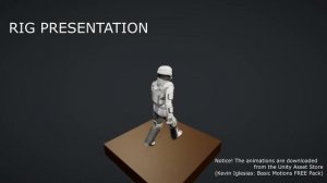 3D LowPoly Astronaut Model Rig Presentation