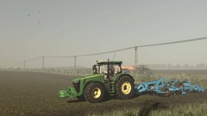 Farming Simulator 25 / Карта Zielonka / Культивация John Deere 8400R + Lemken Karat 12