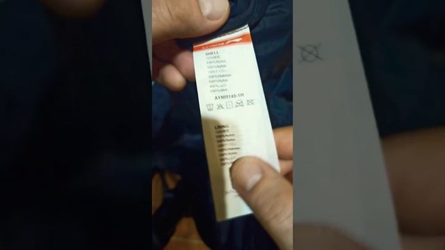Мужской короткий пуховик для тренировок, легкий, на утином пуху, теплый защита от ветра. Распаковка