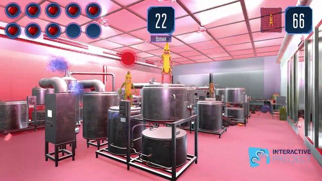 Овощи-мутанты, интерактивная игра для развлекательных парков. смотреть онлайн