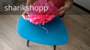 как правильно распушить бумажный помпон