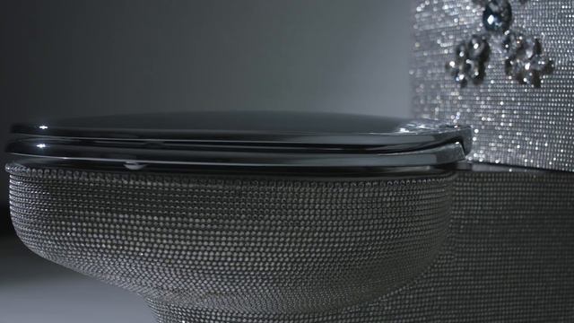 Neo-Metro® Swarovski Crystal Toilet Design