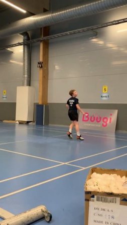 Badminton Safety Backhand Saved My Point #shorts