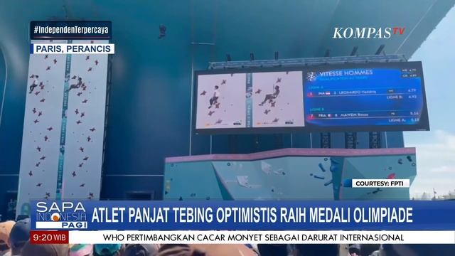 Atlet Panjat Tebing Veddriq Leonardo, Desak-Rajiah Lolos ke Perempat Final Olimpiade Paris