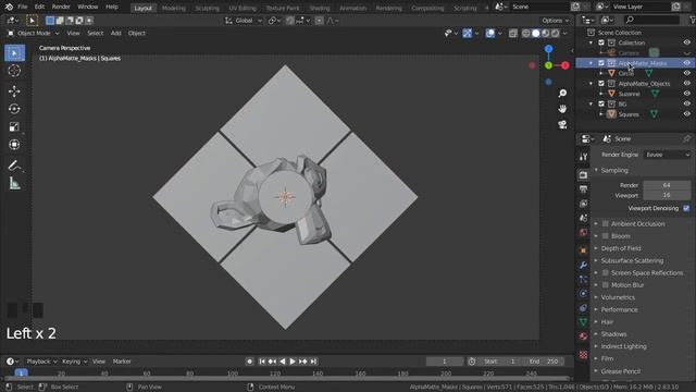 Blender Tutorial - Object Masking  Alpha Matte