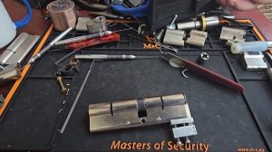 Вскрытие цилиндра cisa ap4s + интерактив. Разборка и изучение пинов