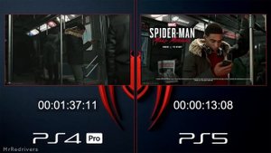 Marvel's Spider-Man: Miles Morales - PS4 Pro Vs PS5 Load Time Comparison