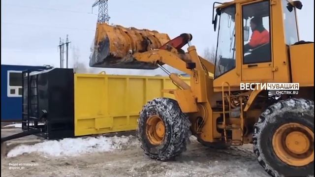 В Чебоксарах запустили снегоплавильную установку смотреть онлайн