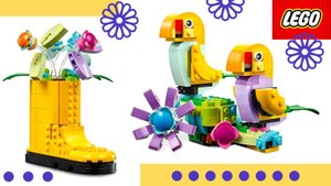LEGO Creator 31149 Цветы в лейке Обзор альтернативных моделей сборки