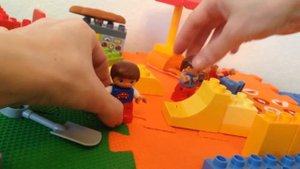 Мультик Лего дупло . 1 серия .Барбекю с семьёй.Lego Duplo