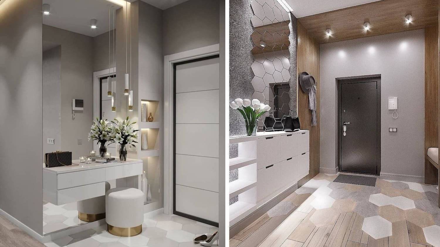 Дизайн шикарной прихожей 2025 - в квартиру или загородный дом