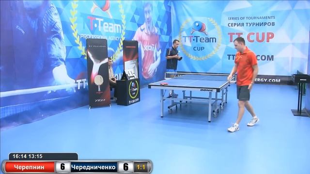 Черепнин - Чередниченко. 10 сентября 2016. TT Cup смотреть онлайн