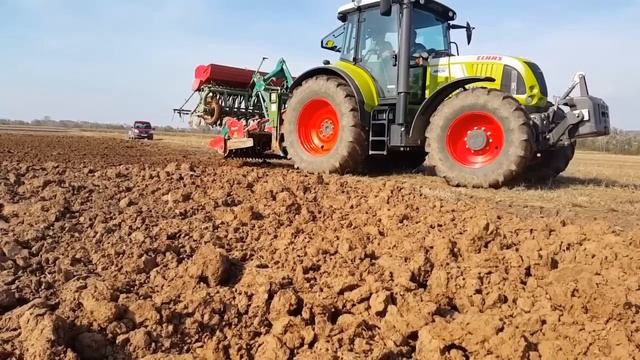 Claas Arion 640 setva pšenice 2016 смотреть онлайн