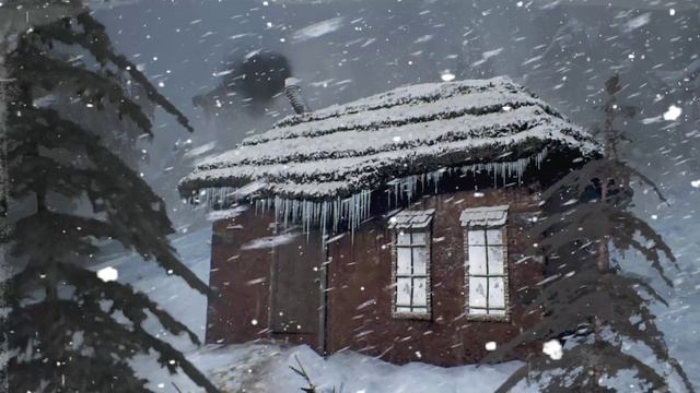 Атмосфера РУССКОЙ зимней страны чудес: Завораживающая метель и звуки зимней ночи