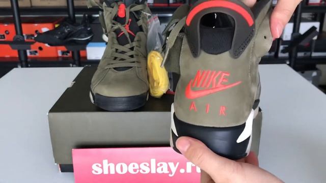 TRAVIS SCOTT AIR JORDAN 6 MEDIUM OLIVE ,Web：shoeslay.ru