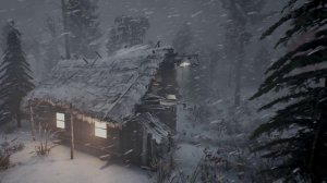 СНЕЖНАЯ буря в хижине в Краснодаре. Снежная буря для сна и завывания ветра. Зимние звуки для сна