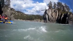01 Катунь  Оверкиль в Чемальской трубе